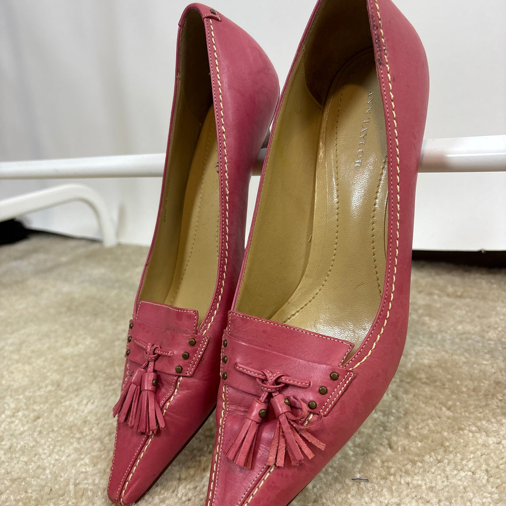Pink Tassel Pumps